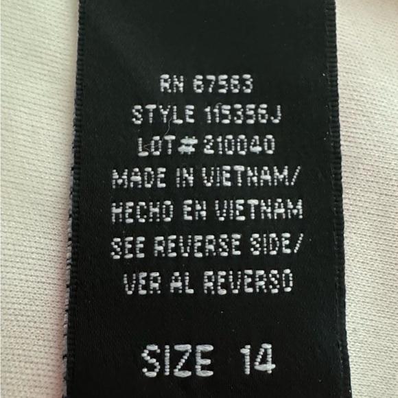 Sale! S.L. Fashions Women's Layered Spring Floral Print Sleeveless dress-size 14 - Picture 4 of 5